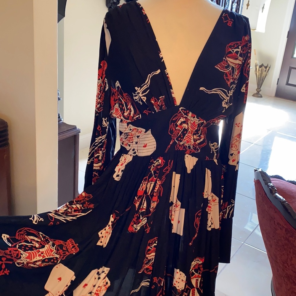Trashy Diva queen Hearts Deep Cut Bianca dress 14